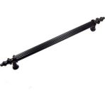 Red Level Rustik Metal Kulp Modelleri Mutfak Dolap Çekmece Mobilya Kulbu - Siyah - 256 mm