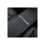 Red Lion parts TESLA MODEL Y JUNİPER/MODEL 3 HIGHLAND Orta Konsol Koruyucu Karbon Fiber Görünümlü Kaplama