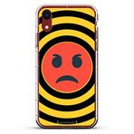 RED MAD EMOJI | Luxendary Air Serisi Şeffaf Silikon Kılıf 3D baskılı tasarım ve iPhone XR için Hava Cepli Yastık Tamponu (6,1 inç ekranlı yeni 2018/2019 modeli)