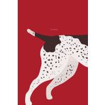Red Notebook - GSP Black Patch Ticking German Shorthaired Pointer 6" x 9": 110-Page Lined Journal for Dog Lovers & Hunters: Perfect Medium-Sized ... – Great Gift for GSP Owners & Enthusiasts
