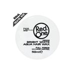 Red One Redone Aqua Saç Waxı Parlak Beyaz 50ml | Seyahat Boyu | Şeftali Kokusu | Erkek ve Kadın Saç Waxı