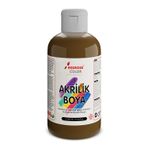 Red Rose Açık Kahverengi Akrilik Boya 250Gr Sanatsal, Dekoratif, Hobi Amaçlı, Canlı Renkler