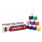 Red Rose Akrilik Boya 25 Ml. 10 Renk