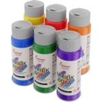 Red Rose Ara Renkler Akrilik Boya 6'lı Set 6X60 ml Dekoratif, Hobi Amaçlı, Sanatsal, Canlı Renkler - Renkli