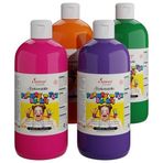 Red Rose Ara Renkler Parmak Boyası 4'lü Set 4x500 gr