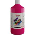 Red Rose Fuşya Akrilik Boya 1000 gr Dekoratif Hobi Amaçlı Sanatsal Canlı Renkler