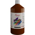 Red Rose Kahverengi Akrilik Boya 1000 gr Dekoratif Hobi Amaçlı Sanatsal Canlı Renkler