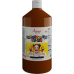 Red Rose Kahverengi Parmak Boyası 1000 gr Yıkanabilir Toksik Içermez Çocuk Okul Kreş Için - 1000gr