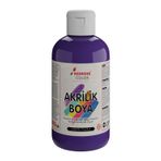 Red Rose Mor Akrilik Boya 250GR Sanatsal, Dekoratif, Hobi Amaçlı, Canlı Renkler