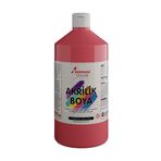 Red Rose Pembe Akrilik Boya 1000Gr, Dekoratif Hobi Amaçlı Sanatsal Canlı Renkler