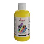 Red Rose Sarı Akrilik Boya 250GR Sanatsal, Dekoratif, Hobi Amaçlı, Canlı Renkler