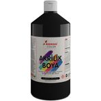 Red Rose Siyah Akrilik Boya 1 KG