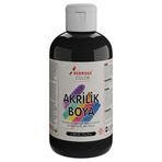 Red Rose Siyah Akrilik Boya 250 gr