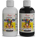 Red Rose Siyah-Beyaz Parmak Boyası 2'li Set 2X250GR Yıkanabilir, Toksik Içermez, Çocuk Okul Kreş Için - Renkli