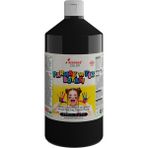 Red Rose Siyah Parmak Boyası 1000 gr Yıkanabilir Toksik Içermez Çocuk Okul Kreş Için - 1000gr