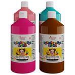 Red Rose Tamamlayıcı Renkler Parmak Boyası 4'lü Set 4x1000 gr