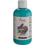 Red Rose Turkuaz Akrilik Boya 250GR Sanatsal, Dekoratif, Hobi Amaçlı, Canlı Renkler