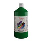 Red Rose Yeşil Akrilik Boya 1000Gr, Dekoratif Hobi Amaçlı Sanatsal Canlı Renkler
