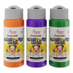 Red Rose Yeşil, Mor, Turuncu Parmak Boyası 3'lü Set 3x60 ml