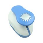 RedApple Şekilli Büyük Boy Delgeç/Şekilgeç 3.8 cm Güneş 44168 Mavi