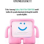 RedClick Galaxy Tab A9 A11 X133 SM-X110 8.7 Inç Çocuklar Için Standlı Silikon Tablet Kılıfı - Açık Pembe