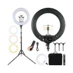 Redclick Halka LED Işık Ring Light Makyaj Çekim Işığı Sürekli Ring Light 24 Inç + 2.1 Metre Tirpod