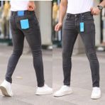 Redcode Jeans Erkek Likralı Slim Fit Kot Pantolon-Jean - 38 - Mavi & Beyaz