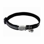Reddingo Bedrock Desenli Siyah 12 mm Kedi Boyun Tasması