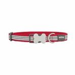 Reddingo Fang It Desenli Kırmızı 12mm Kedi Boyun Tasması