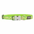 Reddingo Flanno Desenli Lime 25 mm Köpek Boyun Tasması