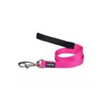 Reddingo Fosforlu Kemik Desenli 25 Mm Pembe Uzatma Köpek Tasması