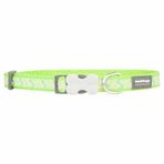 Reddingo Fosforlu Ziggy Desenli Lime 12 mm Köpek Boyun Tasması
