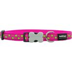 Reddingo Pembe Üzerine Lime Yıldızlı 20 Mm Köpek Boyun Tasması