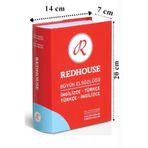 Redhouse İngilizce Türkçe Yeni Büyük El Sözlüğü Açık Mavi 804 Sayfa 1 Adet 100.000 Kelime Hazneli Red House İngilizce Sözlük