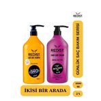 Redist Tuzsuz Brezilya Şampuanı Ve Kremi – Keratin Bakımı Için Özel Set (1000 ML)