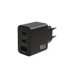 Redline 65W GAN Hızlı Şarj Adaptörü | 2XType-C + USB-A Çıkış | PD QC, iPhone – Android Uyumlu