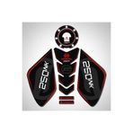 Redline Grafik Cf moto 250 NK Siyah Kırmızı Full Tank Pad Set
