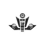 Redline Grafik Cf Moto NK 250 2023 Uyumlu Tank Pad Seti Punisher Karbon Redlinegrafik
