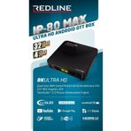 Redline Ip-80 Max Android 12 Ultra Hd 8k-4gb-32gb Media Player