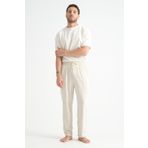 Redline Luxe Erkek Baggy Keten Karışımı Rahat Pantolon Bol Paça Yeni Sezon