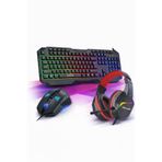 Redline RGB Gaming Set Klavye Kulaklık Mouse