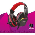 Redline RGH-307 Rd Gaming Headset Kulaklık 1.8m USB Bağlantı ile Çok Yönlü Mikrofon ve Led Işık - Siyah