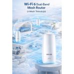 Redline RL-WRAX934G Dual Band Wi-Fi 6 Mesh Router - Beyaz - 1