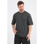 Redline Shift Erkek Oversize Tişört - Siyah