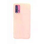 Redmi 9T Uyumlu Nano İçi Kadife Silikon Fuchsia Telefon Kılıfı Mavi