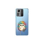 Redmi Note 12S ile Uyumlu Splash Kirpi Tasarımlı Şeffaf Silikon Kılıf
