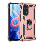 Redmi Note 12S Kılıf Sofya Yüzüklü Silikon Kapak - Rose