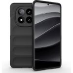 Redmi Note 14 Pro Plus Kılıf Kolay Tutum Sağlayan Yapılı ve Içi Kadife Dolgulu Tpu Premium Silikon Kapak Rcv/etnik - Siyah