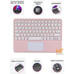 Redmi Pad Se 11 /redmi Pad Se 8.7 / Poco Pad 12.1 / Redmi Pad Pro Uyumlu Touch Pad Özellikli Bluetooth Klavye - Pembe