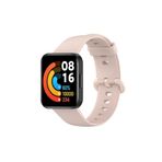 Redmi Watch 2 Lite Kordon Akıllı Saat Bileklik Kordonu Silikon Kayış + Ppma Nano Ekran Koruyucu Pembe